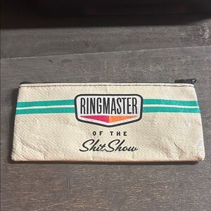 Blue Q Ringmaster of the Shit Show Pencil Pouch